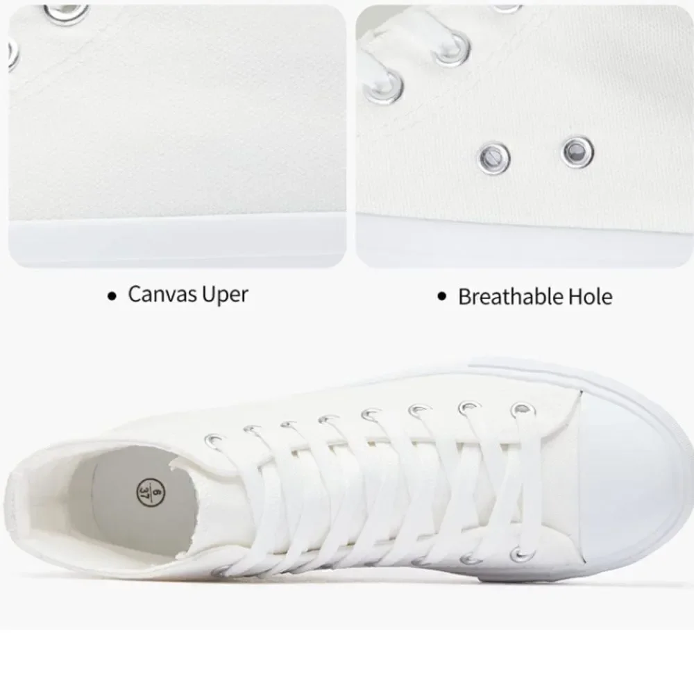 Platform Canvas High Top Sneakers